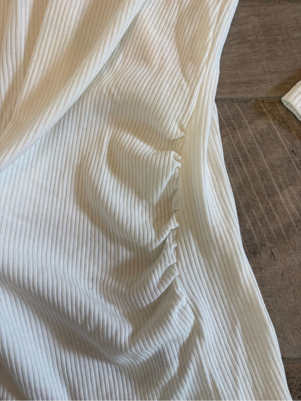 Old Navy Maternity Ribbed Turtleneck Long Sleeve Top - White - Size Medium - Picture 3 of 10